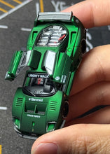 Load image into Gallery viewer, DK 1:64 HEC Green F40 LBWK Racing Sports Model Diecast Metal Car New Collection
