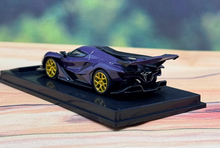 Load image into Gallery viewer, SCArt 1:64 Purple Intensa Emozione IE Racing Sport Model Diecast Metal Car New
