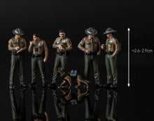Load image into Gallery viewer, 1:64 Painted Figure Model Miniature Resin Diorama Toy Sand Policeman Police Man
