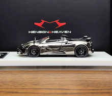 Load image into Gallery viewer, HH 1:64 Plating Black Huayra Tricolore Convertible Model Diecast Metal Car New Collection
