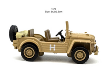 Load image into Gallery viewer, 1:76 Military Beige Austin Suez Airborne Jeep Model Diecast Metal Car New Collection
