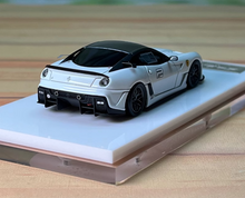 Load image into Gallery viewer, Car's Lounge 1:64 White 599xx GTO #2 Racing Sports Model Diecast Resin Car New
