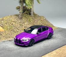 Load image into Gallery viewer, AR 1:64 Purple M3 G80 Sedan Sports Model Diecast Metal Car New Collection
