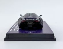 Load image into Gallery viewer, Tarmac 1:64 Purple Carbon Regera Limited Sports Model Diecast Metal Car New Collection
