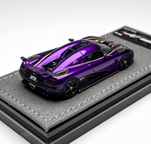 Load image into Gallery viewer, GRYNING 1:64 Purple Agera R Racing Sports Model Diecast Resin Car New Collection
