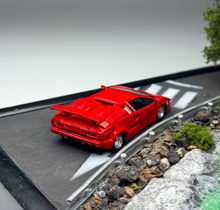 Load image into Gallery viewer, Minigt 1:64 Red Countach 25th Racing Sports Model Diecast Metal Car New Collection
