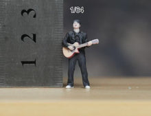 Load image into Gallery viewer, 1:64 Painted Figure Model Miniature Resin Diorama Sand Guitar Boy Man Music Toy
