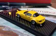 Load image into Gallery viewer, YM 1:64 Yellow JDM Miata MX5 Pandem Hard Top Sport Model Diecast Resin Car New
