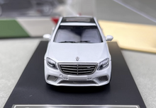 Load image into Gallery viewer, King 1:64 White S65L AMG W222 V12 Sedan Sports Model Diecast Metal Car New Collection
