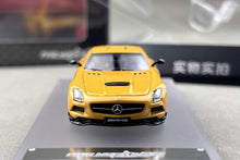 Load image into Gallery viewer, FW 1:64 Yellow SLS BS Coupe Sports Open Model Diecast Metal Car New Collection
