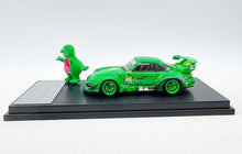 Load image into Gallery viewer, MC 1:64 Green Dinosaur RWB 993 Figure Sports Model Diecast Metal Car New Collection
