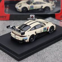 Load image into Gallery viewer, SR 1:64 Beige 911 GT3 R #288 Racing Sports Model Diecast Metal Car New Collection
