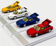 Load image into Gallery viewer, XF 1:64 Yellow Testarossa F110 Racing Sports Diecast Model Metal Car New Collection
