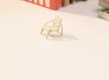 Load image into Gallery viewer, 1:64 Painted Figure Model Miniature Resin Diorama Sand Toy Reading Chairs People
