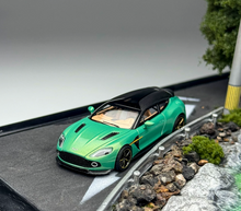 Load image into Gallery viewer, King 1:64 Green Vanquish Zagato Touring Sports Model Diecast Metal Car New Collection
