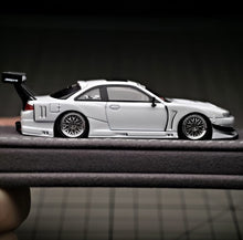 Load image into Gallery viewer, Mortal 1:64 White Silvia S14 GT Spec V2 Seiji Sports Model Diecast Metal Car
