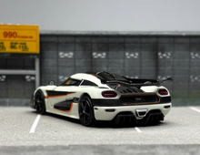 Load image into Gallery viewer, PS 1:64 One 1 Luminous Super Racing Sports Model Diecast Metal Car New

