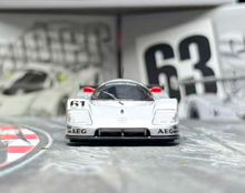 Load image into Gallery viewer, YS 1:64 Silver C9 #61 Racing Sports Model Diecast Metal Car New Collection

