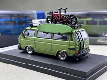 Load image into Gallery viewer, Mortal 1:64 Green VW T3 Multi Van Camper Sports Model Diecast Metal Car New Collection
