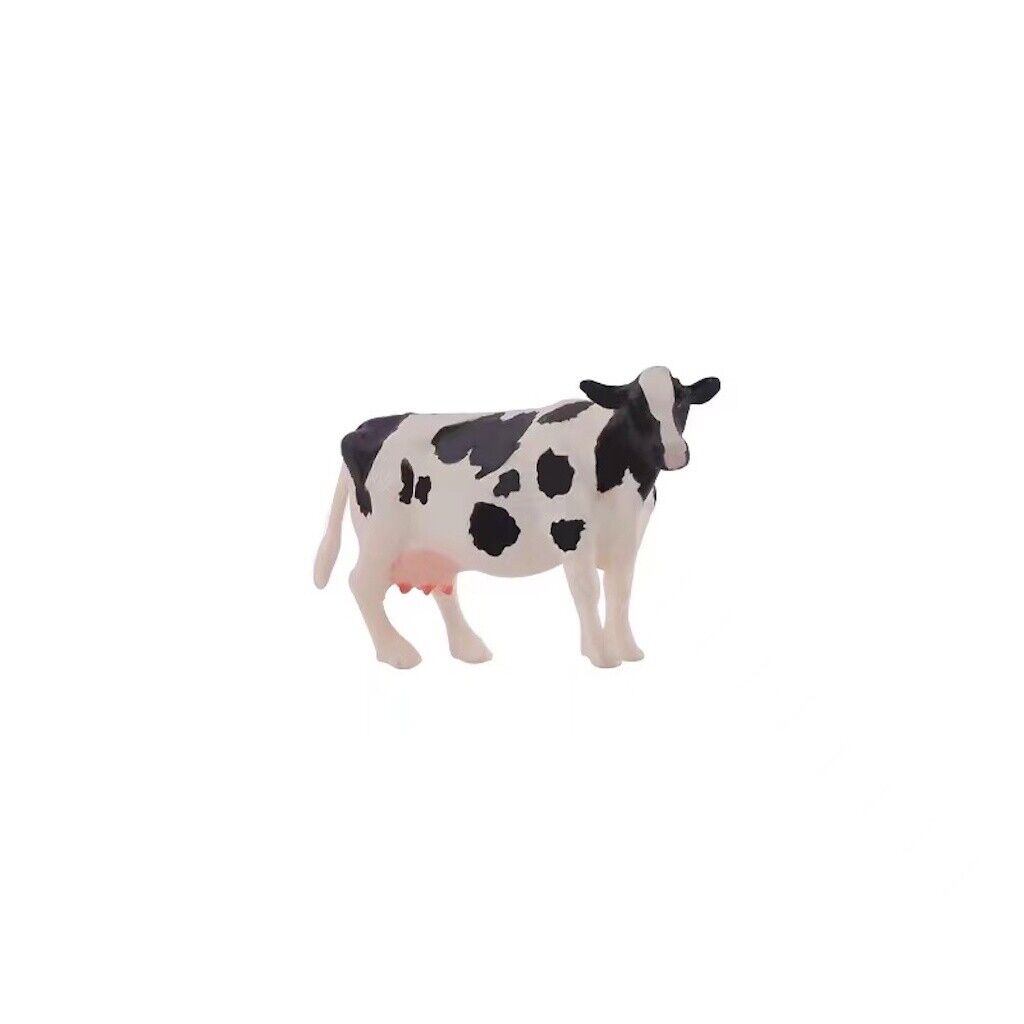 1:64 Painted Figure Mini Model Miniature Farm Scenes Resin Milk Cow Da ...