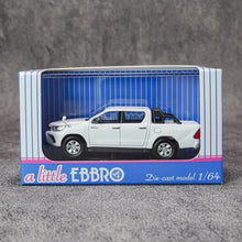 Load image into Gallery viewer, EBBRO 1:64 White Hilux MK6 Pickup Truck Sports Model Diecast Metal Car New Collection
