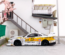 Load image into Gallery viewer, MINIGT 1:64 JDM Silvia S15 #23 LBWK Racing Sports Model Diecast Metal Car New
