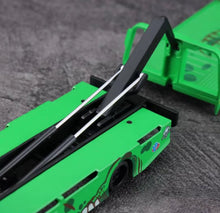 Load image into Gallery viewer, MG 1:64 Green Dinosaur H300 Custom Tow Flatbed Truck Model Diecast Metal Car
