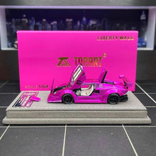 Load image into Gallery viewer, Topart 1:64 Pink LBWK Countach #41 Sports Model Diecast Metal Car New Collection
