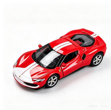 Load image into Gallery viewer, Bburago 1:64 Red 296 GTB Fiorano Sports Open Model Diecast Metal Car New Collection
