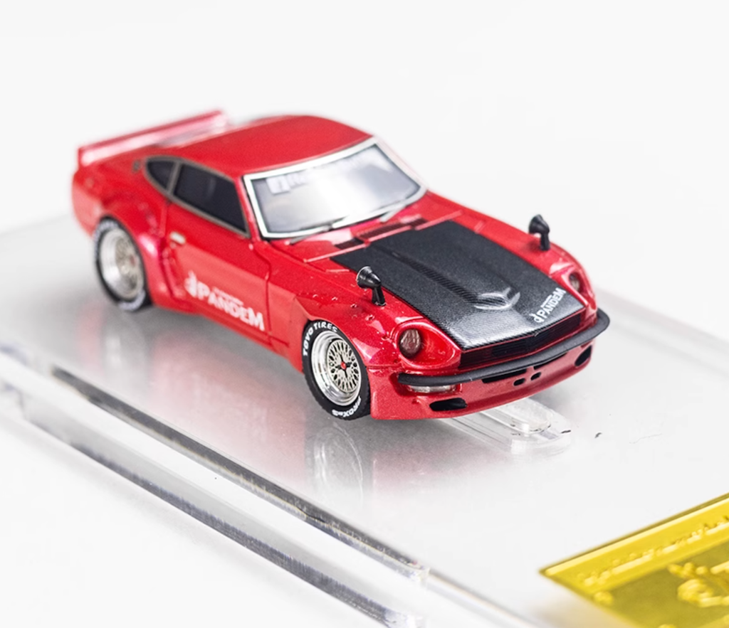 IG 1:64 Red JDM Fairlady Z S30 Pandem Sports Model Diecast Resin Car New Collection