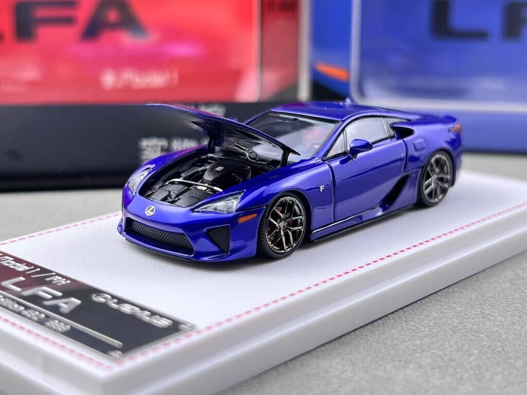 FH 1:64 Blue LFA Coupe Racing Sports Model Diecast Metal Car New Collection