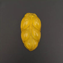Load image into Gallery viewer, Nature Jade Yellow Leaf Pendant Necklace Gift Jewelry charm Blessing Fortune
