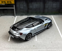 Load image into Gallery viewer, King 1:64 Silver Vanquish Zagato Hatchback Sports Model Diecast Metal Car New Collection

