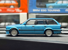 Load image into Gallery viewer, Mortal 1:64 Ice Blue E30 Touring Wagon Sports Model Diecast Metal Car New Collection

