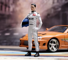 Load image into Gallery viewer, 1:24 Painted Figure Model Miniature Resin Diorama Racer Racing Driver Man Helmet
