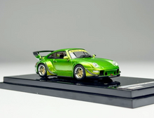 Load image into Gallery viewer, MH 1:64 Green RWB 993 Engine Sports Model Diecast Metal Car New Collection
