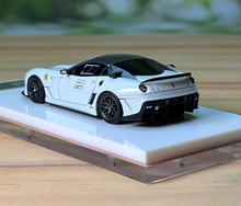 Load image into Gallery viewer, Car's Lounge 1:64 White 599xx GTO #2 Racing Sports Model Diecast Resin Car New

