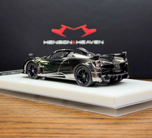 Load image into Gallery viewer, HH 1:64 Plating Black Huayra Tricolore Convertible Model Diecast Metal Car New Collection
