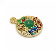 Load image into Gallery viewer, Nature Jade Vase Pendant Necklace Gift Jewelry charm Blessing Lucky Fortune new
