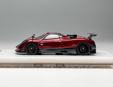 Load image into Gallery viewer, HH 1:64 Red Carbon Zonda Tricolore Racing Sports Model Diecast Metal Car New Collection
