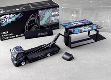 Load image into Gallery viewer, MT 1:64 Black HKS H300 Tow Box Truck Custom Model Diecast Metal Car New Collection

