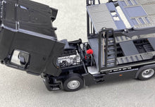 Load image into Gallery viewer, 1:64 Black Benz Actros Gigaspace Semi Trailer Truck Model Diecast Metal Car
