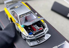 Load image into Gallery viewer, SW 1:64 Varnish Skyline GTR ER34 LBWK #23 Sports Model Diecast Metal Car New Collection
