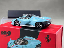 Load image into Gallery viewer, BBR 1:64 Light Blue Daytona SP3 Convertible Sports Model Diecast Metal Car New Collection
