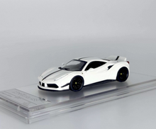Load image into Gallery viewer, 1:64 Prism White 488 Widebody Sports Model Diecast Metal Car New Collection
