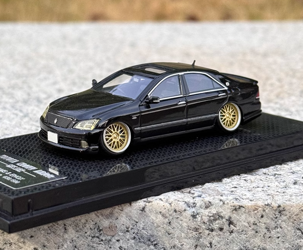 33Dream 1:64 JDM CROWN Athlete GRS182 BBS VIP Low Model Diecast