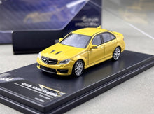 Load image into Gallery viewer, King 1:64 Yellow C63 AMG W204 Sedan Sports Model Diecast Metal Car New Collection
