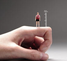Load image into Gallery viewer, 1:64 Painted Unpainted Figure Model Miniature Resin Diorama Sand Girl In Jersey New
