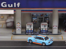 Load image into Gallery viewer, SW 1:64 Blue Gulf M3 E30 LTO Racing Sports Model Diecast Metal Car New Collection
