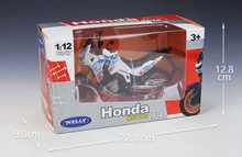 Load image into Gallery viewer, WELLY 1:12 2024 White Africa Twin Adventure Model Motorcycle Diecast ABS New Collection
